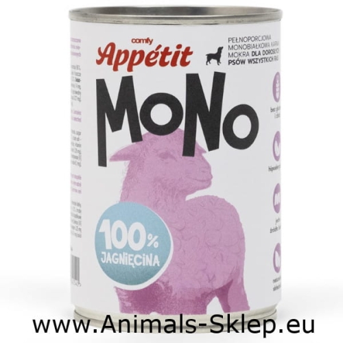 Comfy Appetit monobiałkowa puszka dla psa jagnięcina 400g