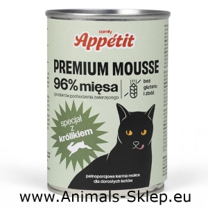 Comfy Appetit Premium puszka dla kota z królikiem 400g