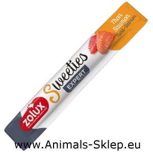 Zolux Sweeties kremowy przysmak dla kota tuńczyk łosoś 14g