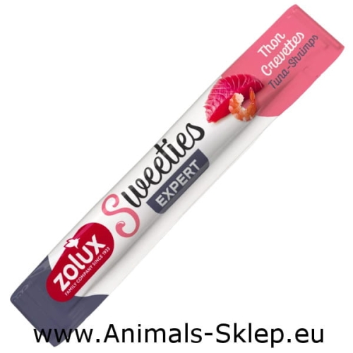 Zolux Sweeties kremowy przysmak dla kota tuńczyk krewetka 14g