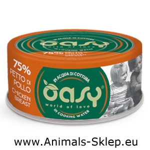 Oasy More Love Pierś z kurczaka puszka dla kota 70g