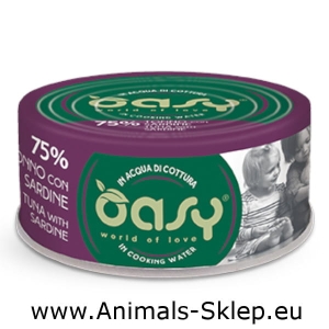 Oasy More Love tuńczyk sardynki puszka dla kota 70g