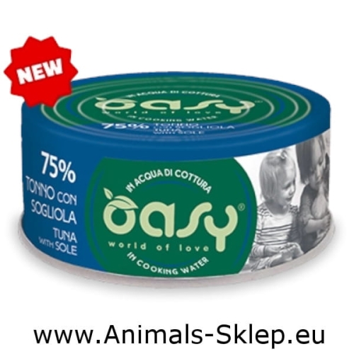 Oasy More Love tuńczyk sola puszka dla kota 70g