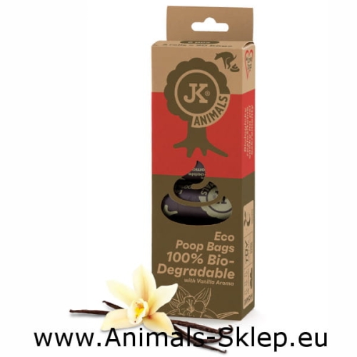 JK Animals biodegradowalne woreczki na odchody 6 rolek 90szt zapas