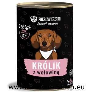 Paka Zwierzaka Seventh Heaven królik z wołowiną 400g