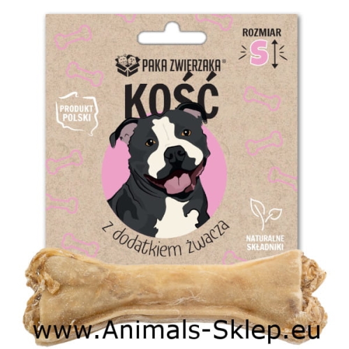 Paka Zwierzaka kość z dodatkiem żwacza S 10cm 35g