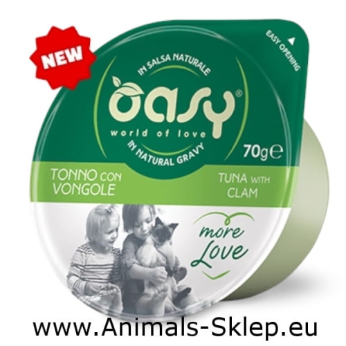 Oasy More Love Cup tuńczyk małże 70g
