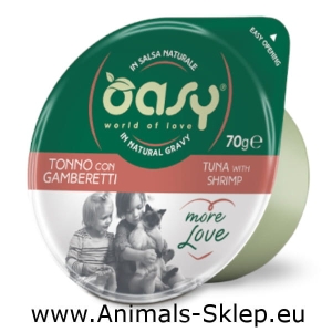 Oasy More Love Cup tuńczyk krewetki 70g 
