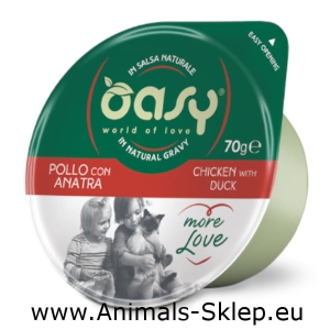 Oasy More Love Cup kurczak kaczka 70g