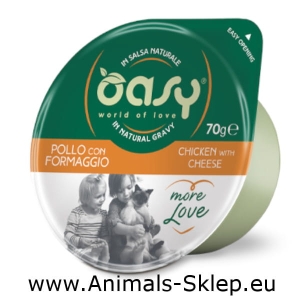 Oasy More Love Cup kurczak ser 70g