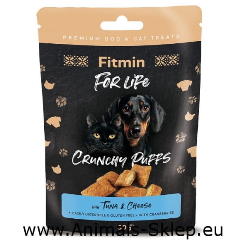 Fitmin For Life przysmak dla psów i kotów tuńczyk ser 50g