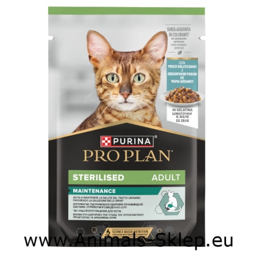 Purina Pro Plan Sterilised z rybą oceaniczną w galarecie saszetka 85g