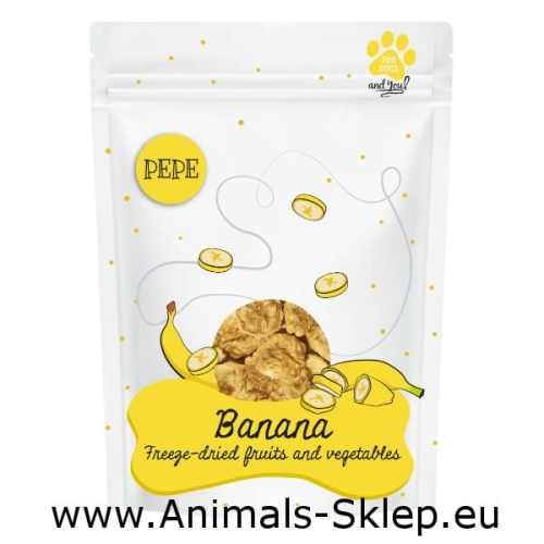 Pepe Lio Banana przysmak liofilizowany banan 30g