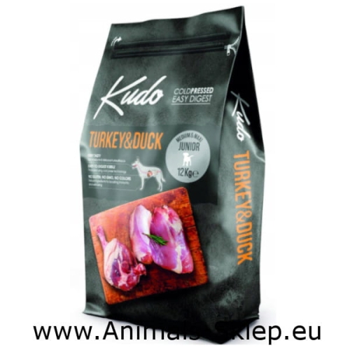 Kudo Indyk Kaczka Medium Maxi Junior 12kg
