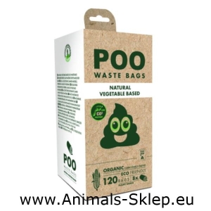 M-Pets Poo Woreczki na odchody 8x 15szt bezzapachowe