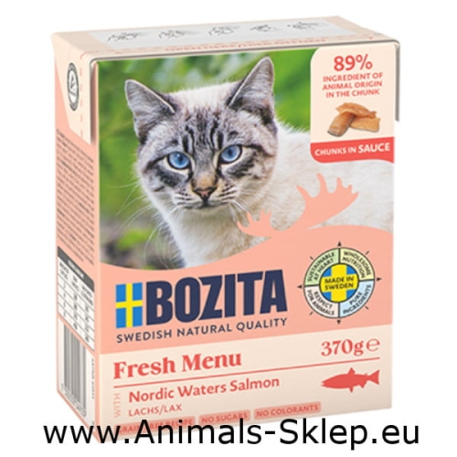 Bozita dla kota kawałeczki w sosie łosoś 370g