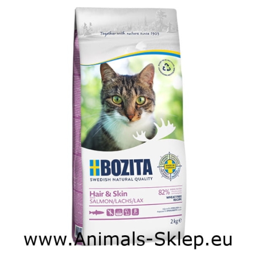 Bozita dla kota Hair Skin łosoś 2kg
