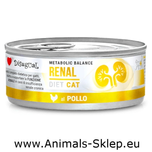 Disugual Karma mokra dla kota Weterynaryjna Renal Kurczak 85g