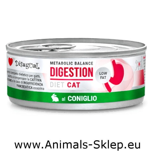 Disugual Karma mokra dla kota Weterynaryjna Digestion królik 85g