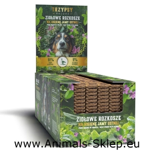 Happy Snacky Ziołowe Rozkosze pasek z gęsi higiena jamy ustnej 1szt