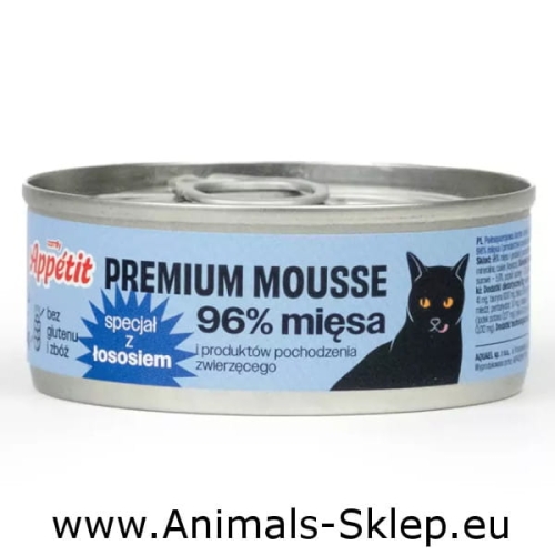Comfy Appetit Premium puszka dla kota z łososiem 85g