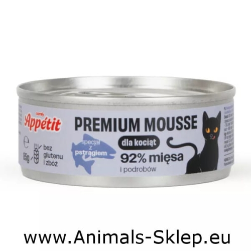 Comfy Appetit Premium Kitten puszka dla kociąt z pstrągiem 85g
