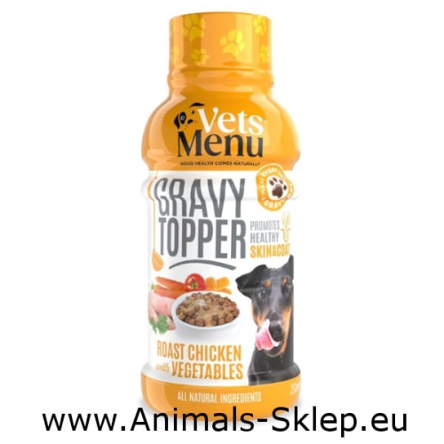 Vets Menu Topper kurczak warzywa 250ml