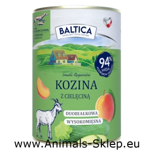 Baltica Smaki Regionów Kozina z Cielęciną 400g