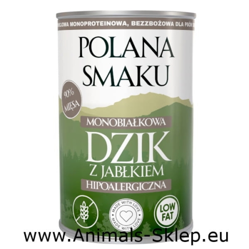 Polana Smaku dzik z jabłkiem 400g
