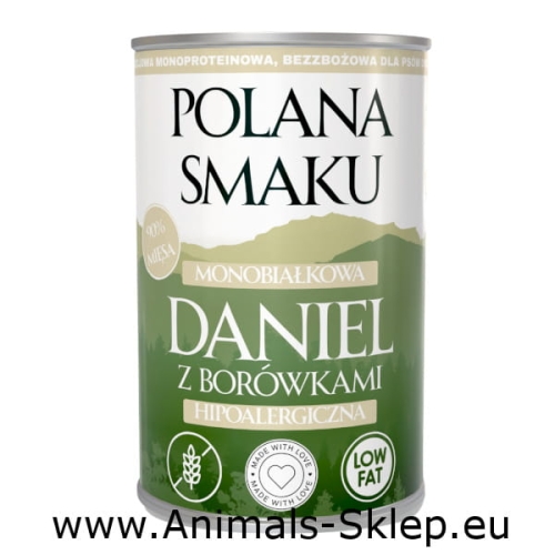 Polana Smaku daniel z borówkami 400g