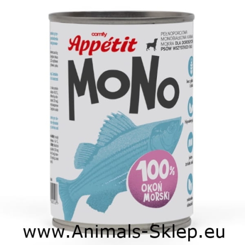 Comfy Appetit monobiałkowa puszka dla psa okoń morski 400g
