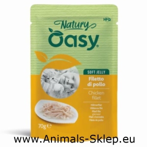 Oasy Natury Fileciki z kurczaka saszetka dla kota 70g