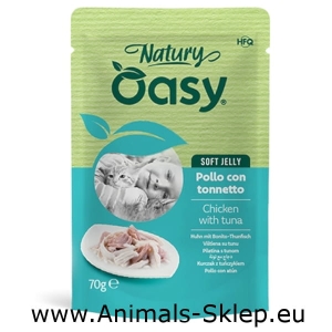 Oasy Natury Kurczak Tuńczyk saszetka dla kota 70g