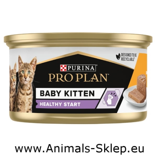Purina Pro Plan Baby Kitten Mus kurczak puszka 85g