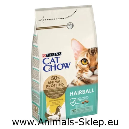 Purina Cat Chow Hairball Chicken z kurczakiem 1,5kg