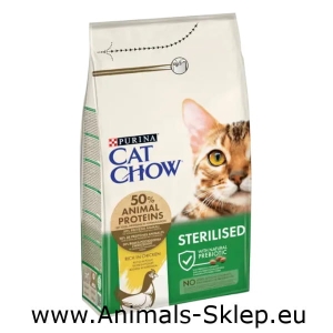 Purina Cat Chow Sterilised Chicken z kurczakiem 1,5kg