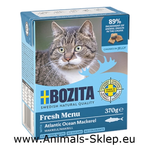 Bozita dla kota kawałeczki w galarecie makrela 370g