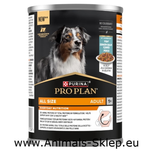 Purina Pro Plan All size bogata w rybę w galarecie 400g