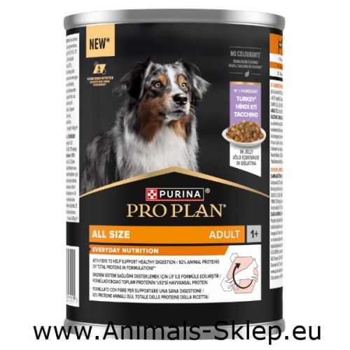 Purina Pro Plan All size bogata w indyka w galarecie 400g