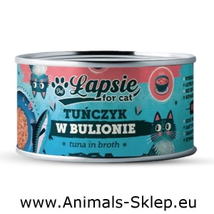 Happy Snacky Łapsie dla kota tuńczyk w bulionie 80g