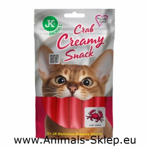 JK Animals Creamy Snack Crab kremowy przysmak dla kota krab 5x 15g