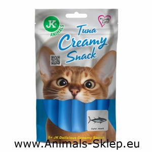 JK Animals Creamy Snack Tuna kremowy przysmak dla kota tuńczyk 5x 15g