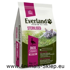 Everland Cat Sterilised bogata w kaczkę 4kg