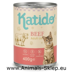 Katido mokra karma dla kota Super Premium wołowina 400g