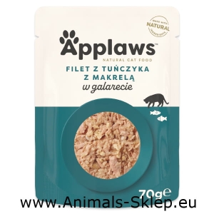 Applaws Cat filet z tuńczyka z makrelą w galaretce dla kota 70g