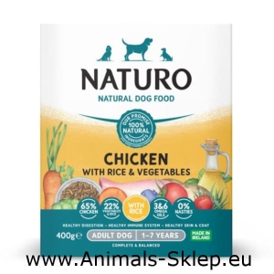 Naturo tacka kurczak z ryżem 400g
