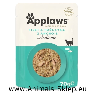 Applaws Cat filet z tuńczyka z anchois w bulionie dla kota 70g
