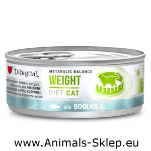 Disugual Karma mokra dla kota Weterynaryjna Weight Sola 85g