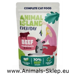 Animal Island Everyday fileciki w rosole wołowina 85g