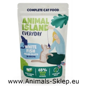 Animal Island Everyday fileciki w rosole biała ryba 85g